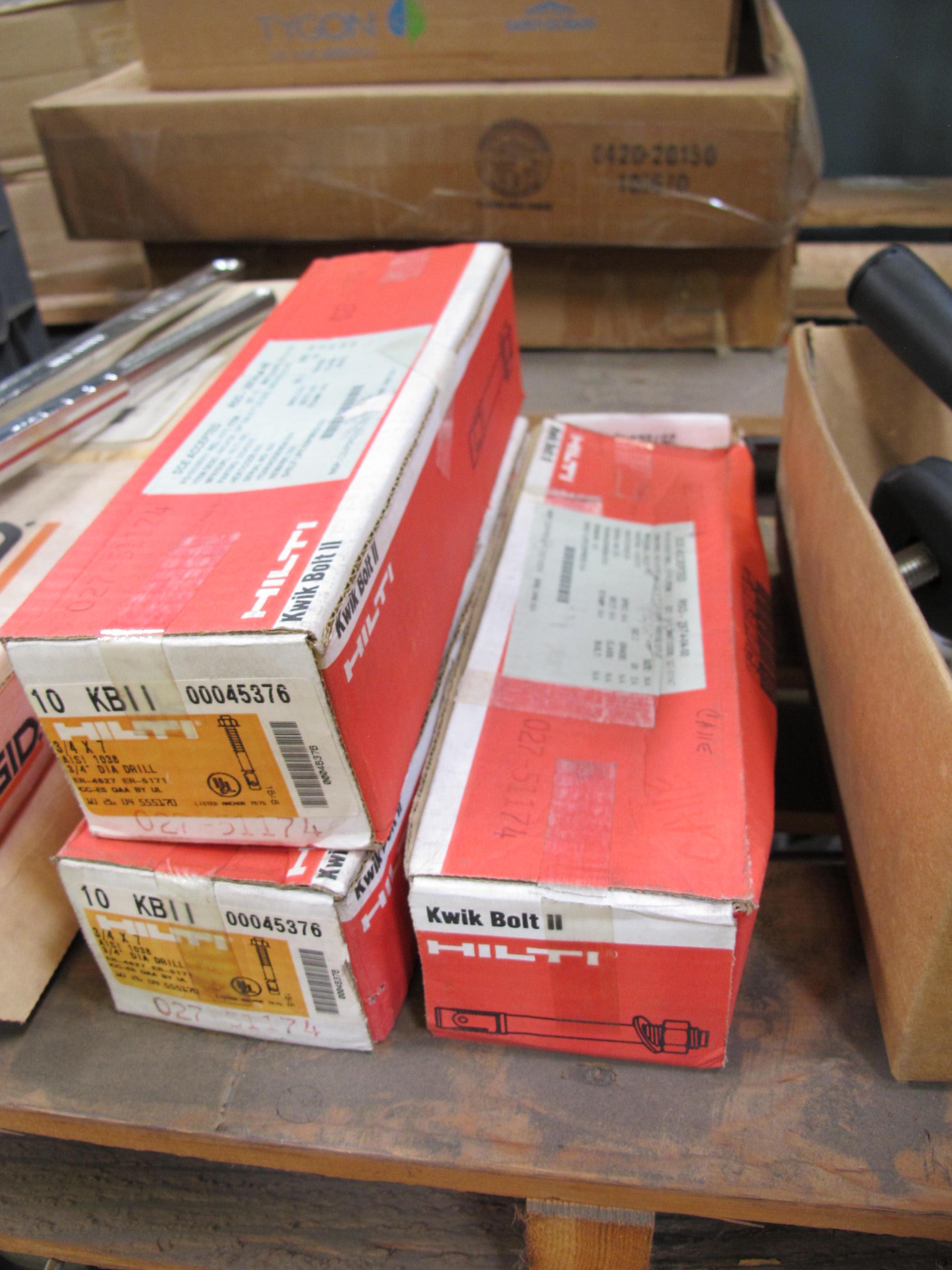 LOT TO INCLUDE: (2) RIDGID TUBING BENDERS, MODE# 397, (3) HILTI ANCHOR BOLTS, 3/4" DIA 7"LEN, (1) TOOL,INSULATION STRIPPER,AERIAL TREE WIRE/SPACER CABLE AND MID-SPAN TYPE KIND,5, 15, 25, 35 KV TREE WIRE AND SPACER CABLE SIZE INSULATION STRIPPER - AERIAL TREE WIRE/SPACER CABLE END AND MID-SPAN STRIPPER ON 5 KV, 15KV, 25KV, 35 KV TREE WIRE AND SPACER CABLE, MISC, TUBING AND COUPLINGS. LOADING & HANDLING FEE $15-4538
